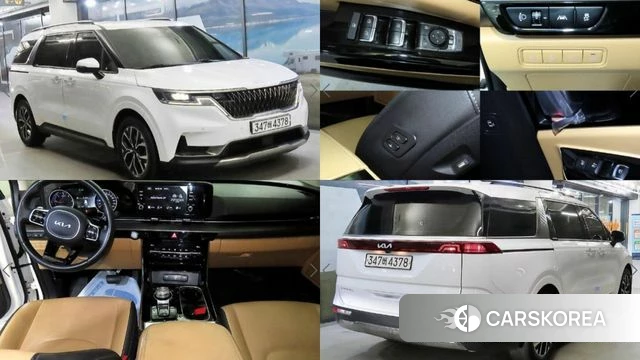 Kia Carnival 4th generation 2022 Белый из Кореи