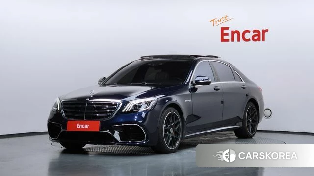 Mercedes-Benz S-Class W222 2018 Синий из Кореи