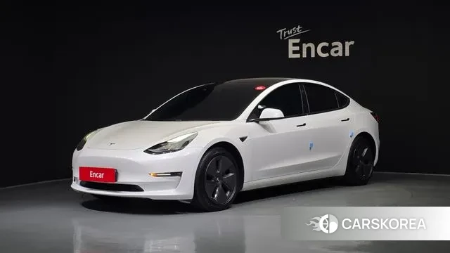 Tesla Model 3 2021 Белый из Кореи