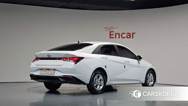 Hyundai Avante (CN7) 2020 Белый из Кореи