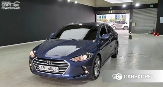 Hyundai Avante AD 2018 Синий из Кореи