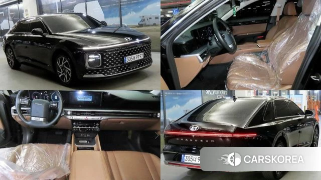 Hyundai Grandeur (GN7) 2023 Черный из Кореи