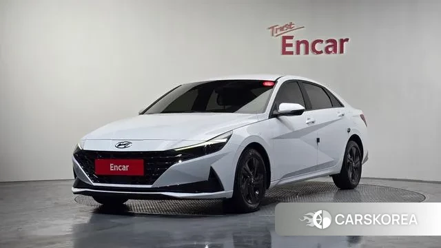 Hyundai Avante (CN7) 2022 Белый из Кореи