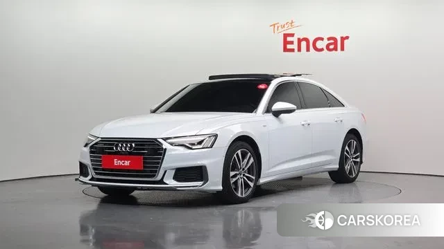 Audi A6 (C8) 2021 Белый из Кореи