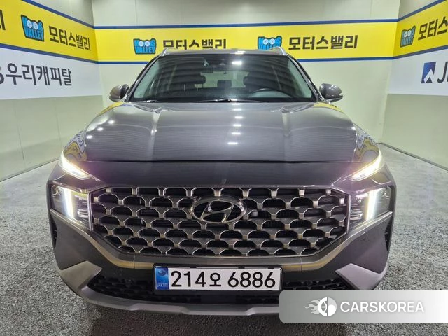 Hyundai The New Santa Fe 2022 Серый из Кореи