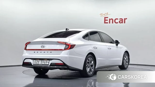 Hyundai Sonata (DN8) 2019 Белый из Кореи