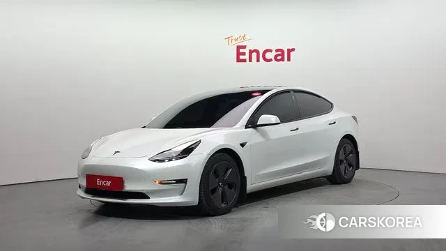 Tesla Model 3 2021 Белый из Кореи