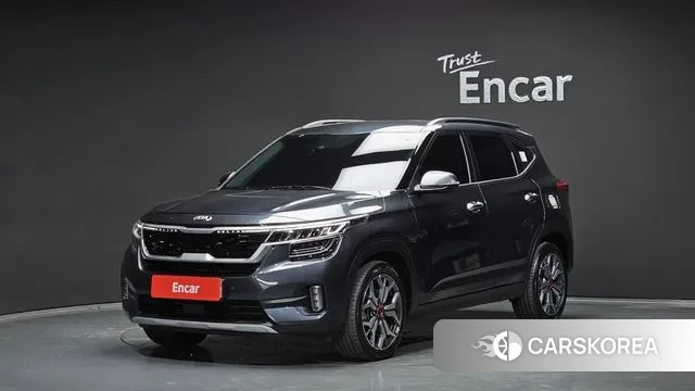 Kia Seltos 2021 Серый из Кореи