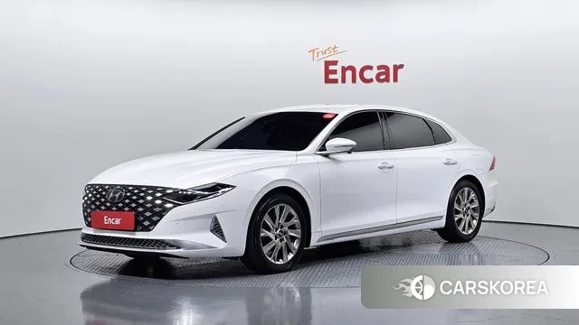 Hyundai The New Grandeur IG Hybrid 2021 Белый из Кореи