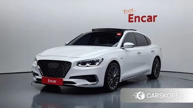 Hyundai Grandeur IG Hybrid 2018 Белый из Кореи
