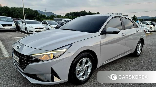 Hyundai Avante (CN7) 2020 Серебристо-серый из Кореи