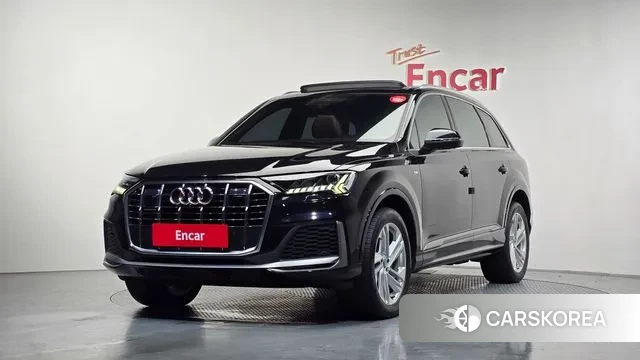 Audi Q7 (4M) 2021 Черный из Кореи