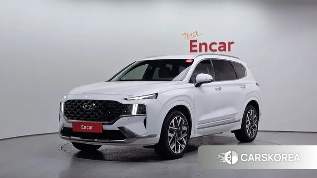 Hyundai The New Santa Fe 2023 Белый из Кореи