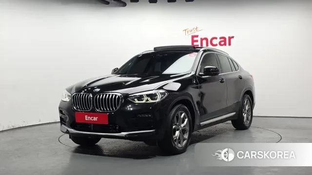 BMW X4 (G02) 2021 Черный из Кореи