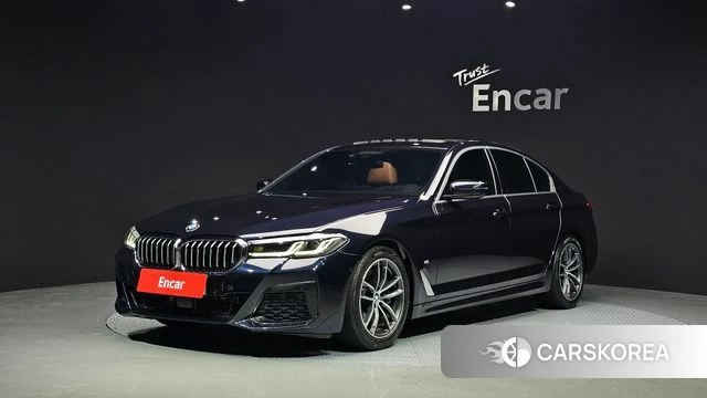 BMW 5 Series (G30) 2021 Синий из Кореи