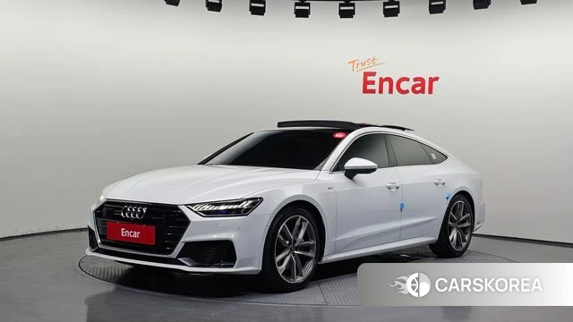 Audi A7 (4K) 2021 Белый из Кореи