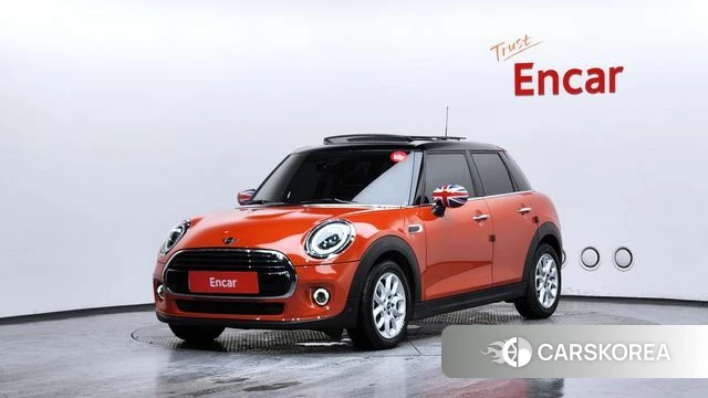 Mini Cooper 2021 Оранжевый из Кореи