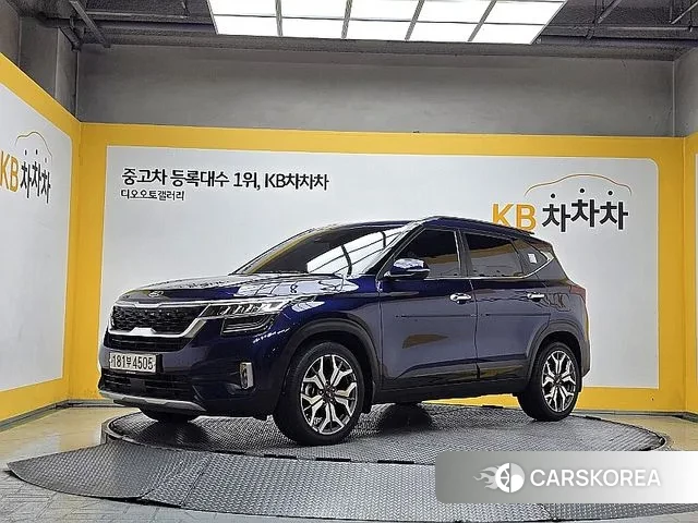 Kia Seltos 2020 Синий из Кореи