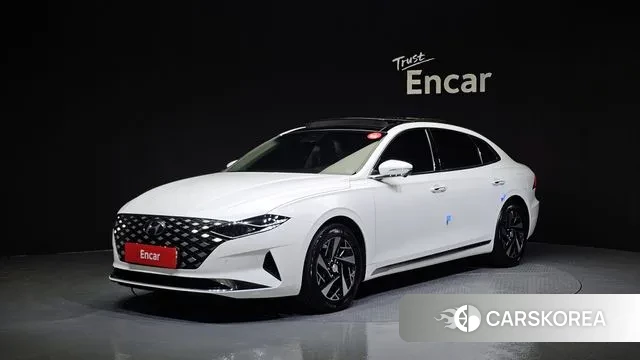Hyundai The New Grandeur IG Hybrid 2021 Белый из Кореи