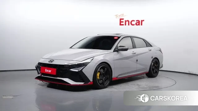 Hyundai Avante (CN7) 2022 Серебристо-серый из Кореи