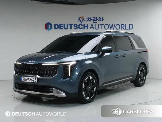 Kia The New Carnival 4th Generation 2024 Небесно-голубой из Кореи