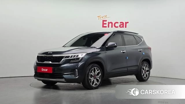 Kia Seltos 2021 Серый из Кореи