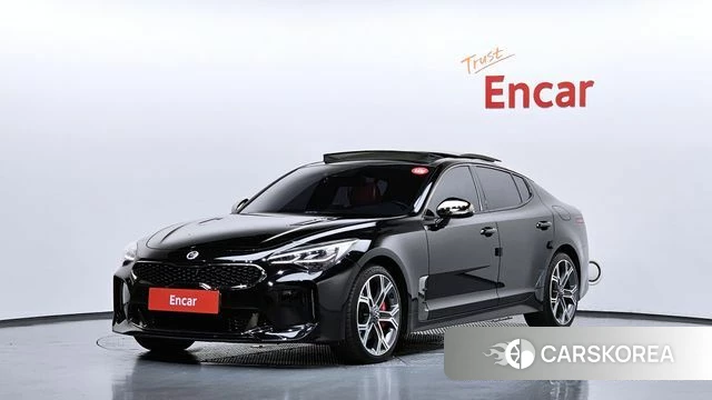 Kia Stinger 2018 Черный из Кореи