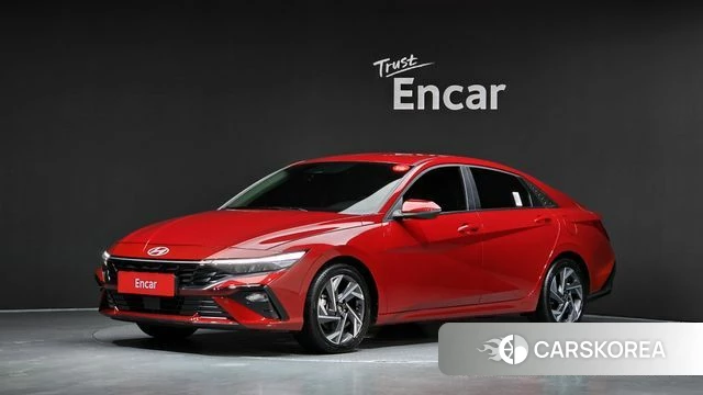 Hyundai The New Avante (CN7) 2025 Красный из Кореи