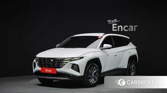 Hyundai Tucson Hybrid (NX4) 2023 Белый из Кореи