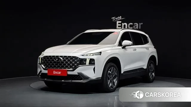 Hyundai The New Santa Fe 2022 Белый из Кореи