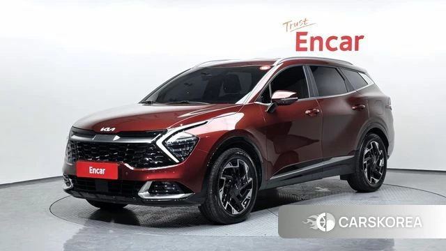 Kia Sportage 5th Generation 2021 Красный из Кореи