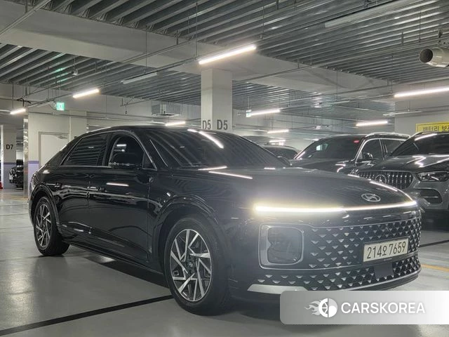Hyundai Grandeur (GN7) 2023 Черный из Кореи