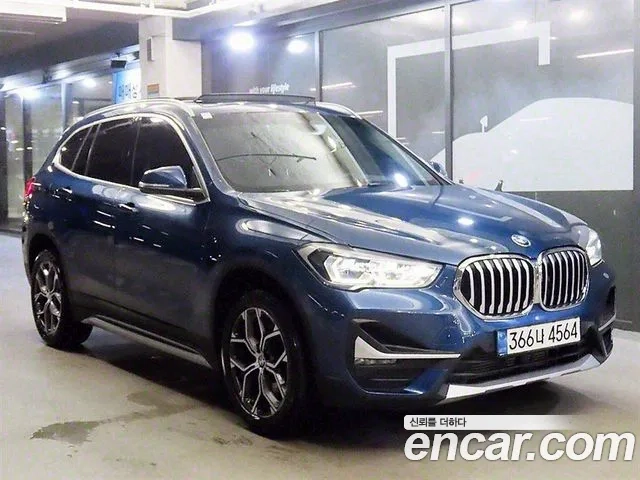 BMW X1 (F48) 2021 Синий из Кореи