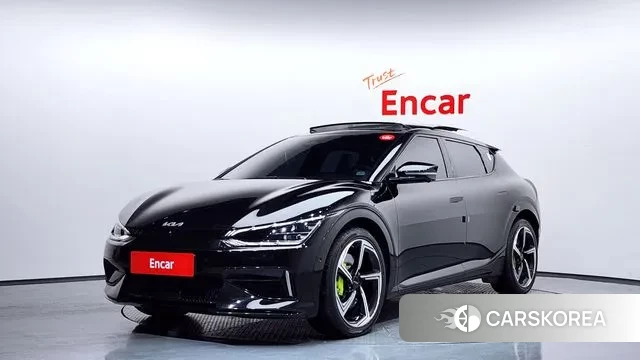 Kia EV6 2023 Черный из Кореи