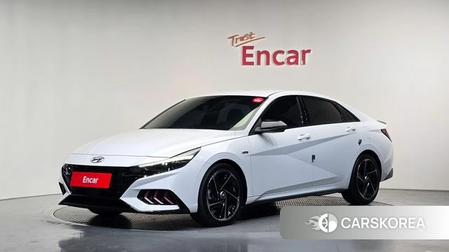 Hyundai Avante (CN7) 2021 Белый из Кореи