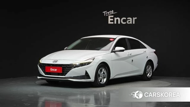 Hyundai Avante (CN7) 2021 Белый из Кореи