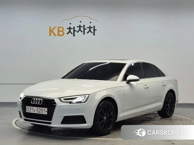 Audi A4 (B9) 2019 Белый из Кореи