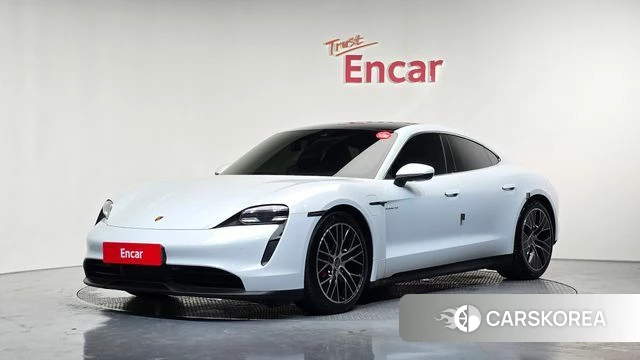 Porsche Taycan 2021 Белый из Кореи