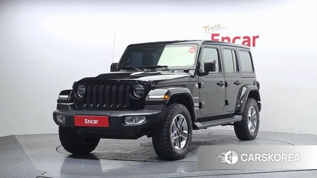 Jeep Wrangler (JL) 2018 Черный из Кореи