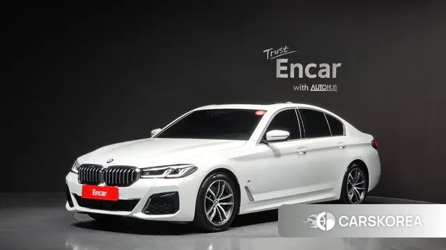 BMW 5 Series (G30) 2021 Белый из Кореи