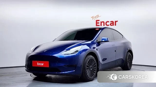 Tesla Model Y 2023 Синий из Кореи