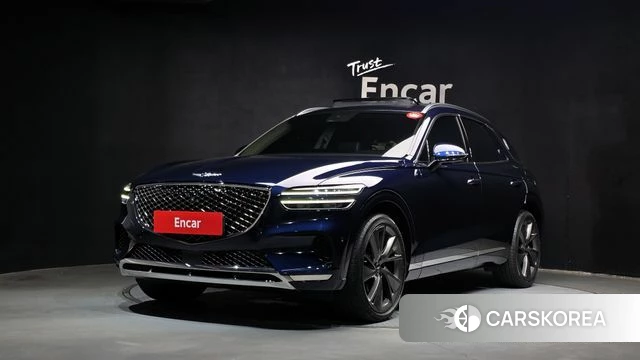 Genesis GV70 2021 Синий из Кореи
