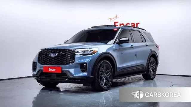 Ford Explorer 6th Generation 2025 Небесно-голубой из Кореи