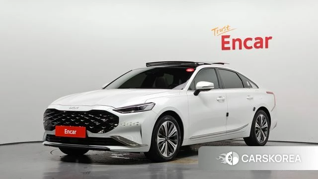 Kia K8 Hybrid 2023 Белый из Кореи