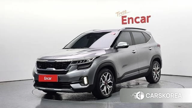 Kia Seltos 2022 Серый из Кореи