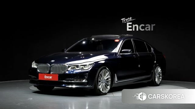 BMW 7 Series (G11) 2018 Синий из Кореи