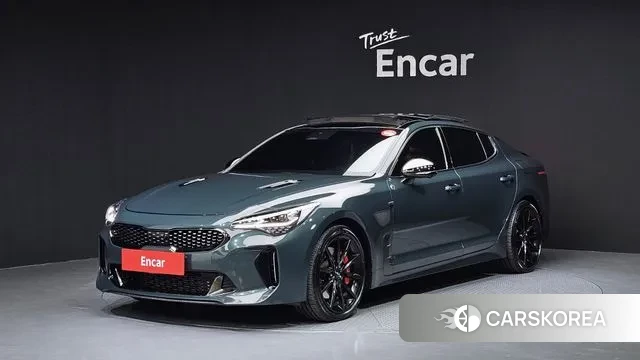 Kia Stinger Meister 2022 Темно-зеленый из Кореи