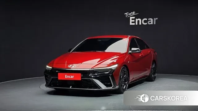 Hyundai The New Avante Hybrid (CN7) 2024 Красный из Кореи