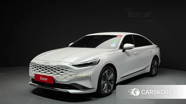Kia K8 Hybrid 2023 Белый из Кореи