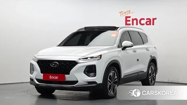Hyundai Santa Fe TM 2018 Белый из Кореи